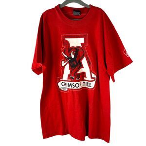 Screen Stars Best Vintage Single Stitch Alabama Crimson Tide Shirt Medium